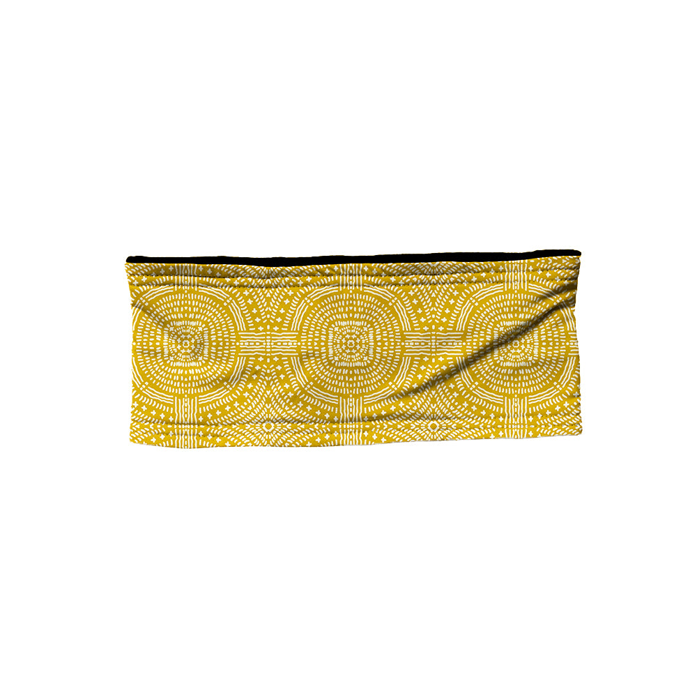 Mustard Maze Fleece-Lined Headband