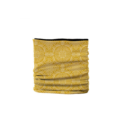 Mustard Maze Fleece-Lined Tube