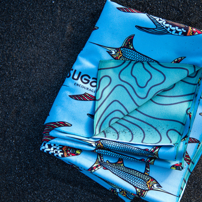 Forever Fish / Topographical Blanket Towel